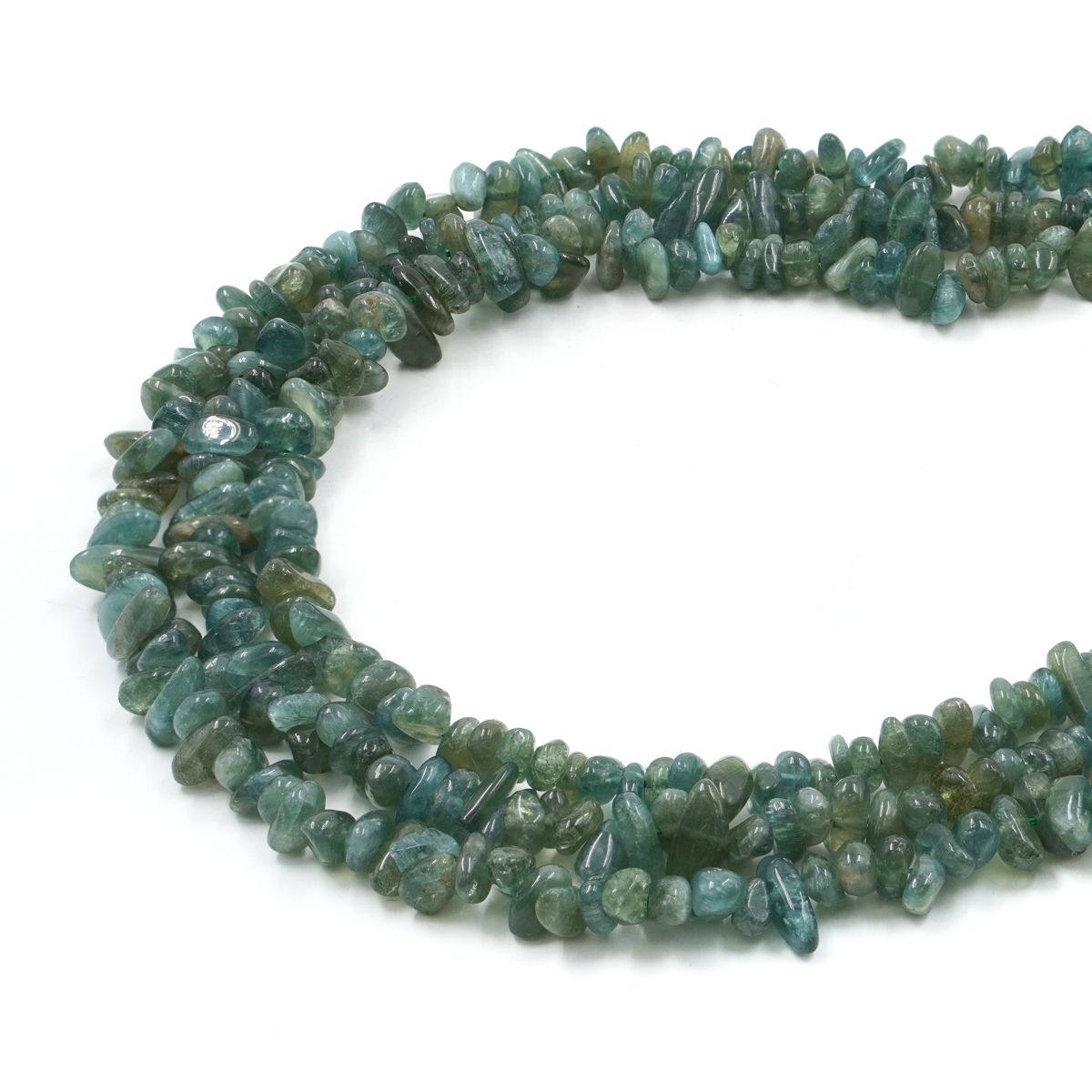 Apatite strands tumbles 9x7mm