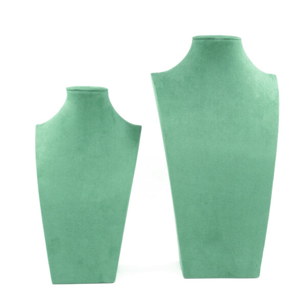 Collo Espositore per Collane Busto Altezza 31cm e 40cm – Foglia di Primavera
