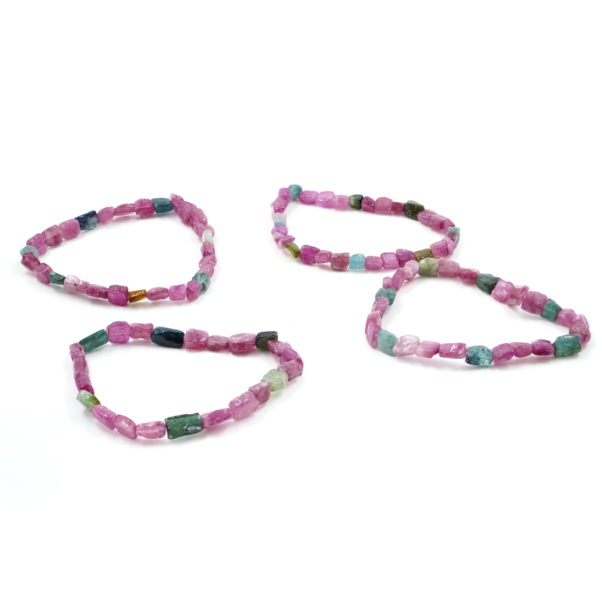 Multicolor Tourmaline Bracelet round 5-6mm