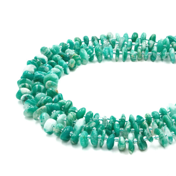 Amazonite strands chips 16x12mm