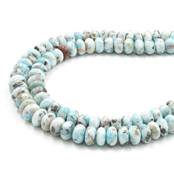 Larimar strands washer 12x7mm