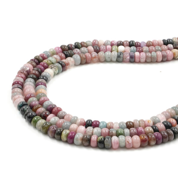 Tourmaline strands irregular washer 8x4mm