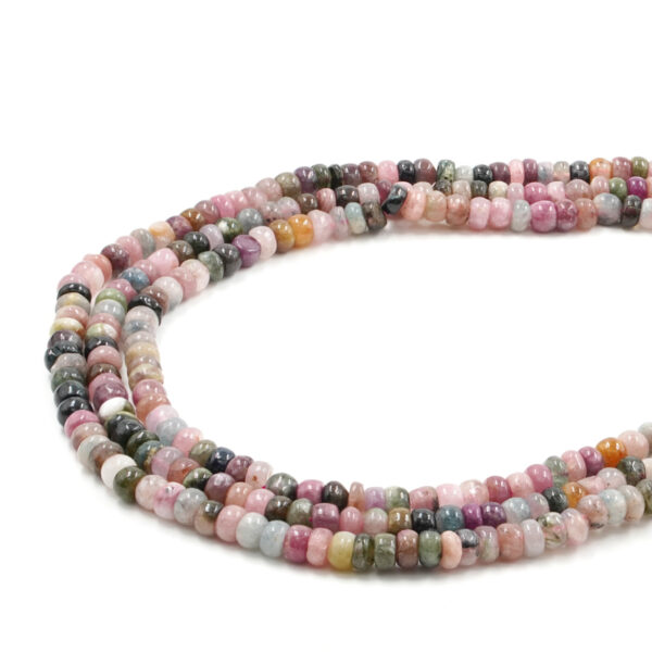 Tourmaline strands irregular washer 6x4mm