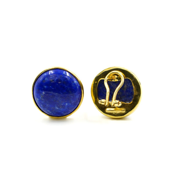 Orecchini Argento con Lapis - Dorato