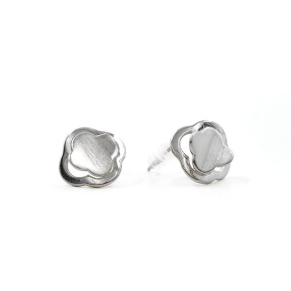 Orecchini Argento Quadrifoglio – Dorato
