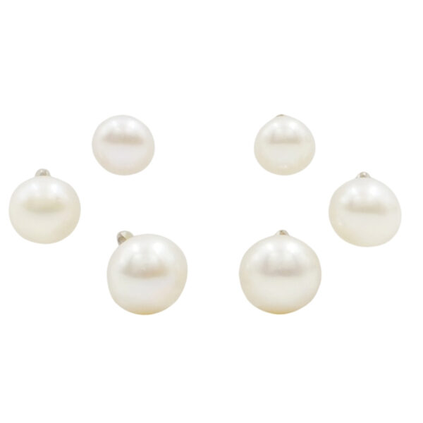 Set Orecchini Argento con perle – Rodiato