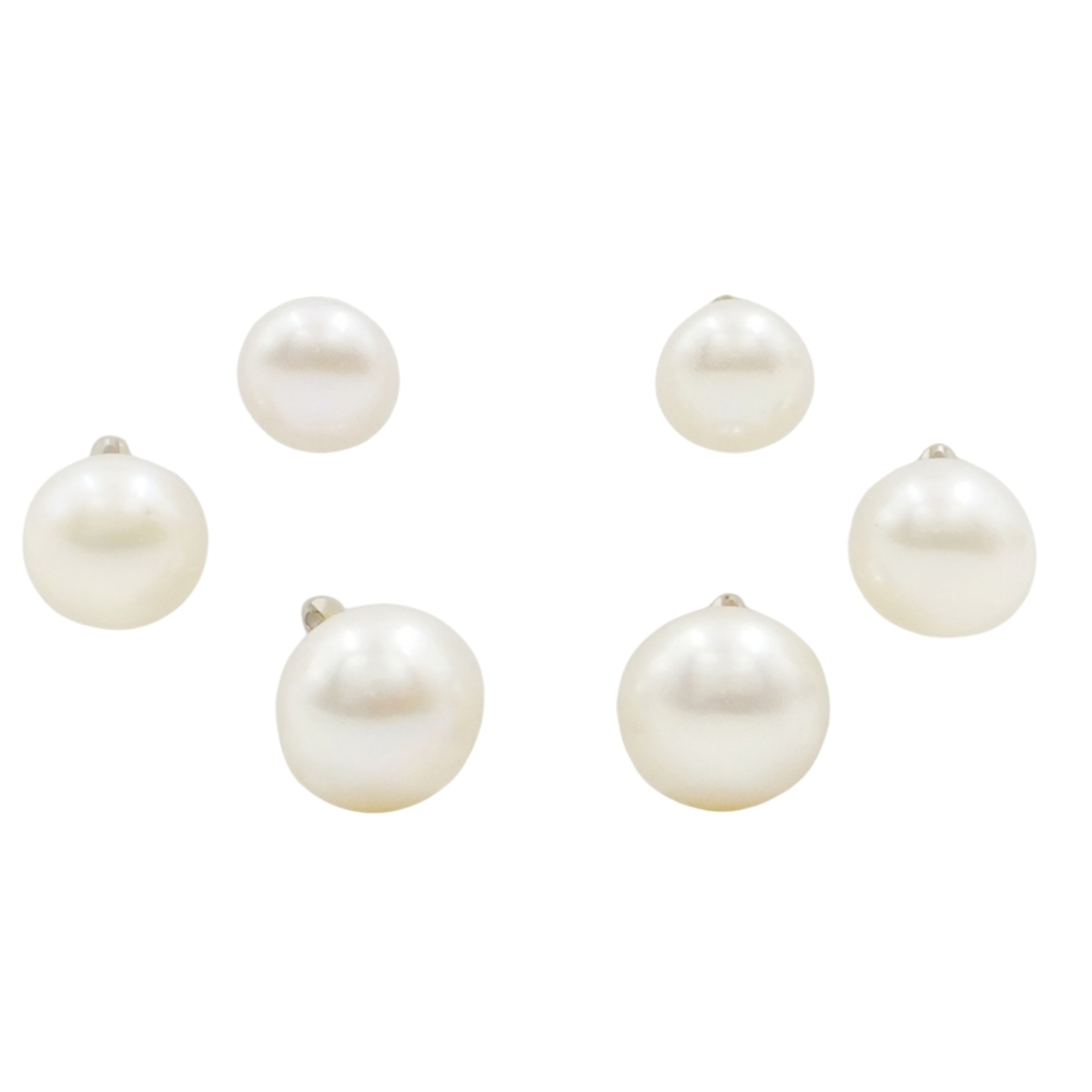 Set Orecchini Argento con perle – Rodiato
