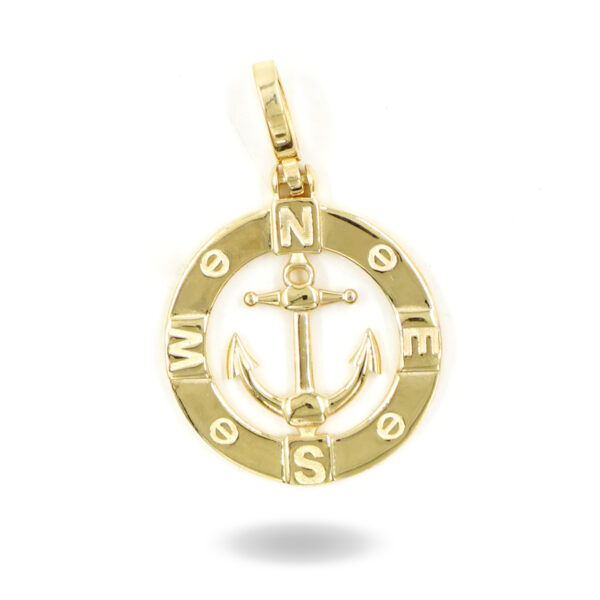 Pendente Argento Ancora – Dorato