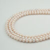 Fresh Water Pearls strands round beads 6,5-7mm Natural Color