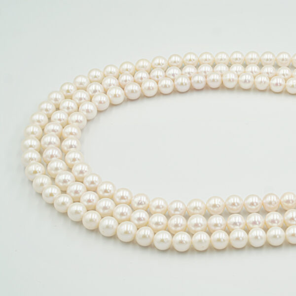 Perle Acqua Dolce fili tondi 6,5-7,5mm