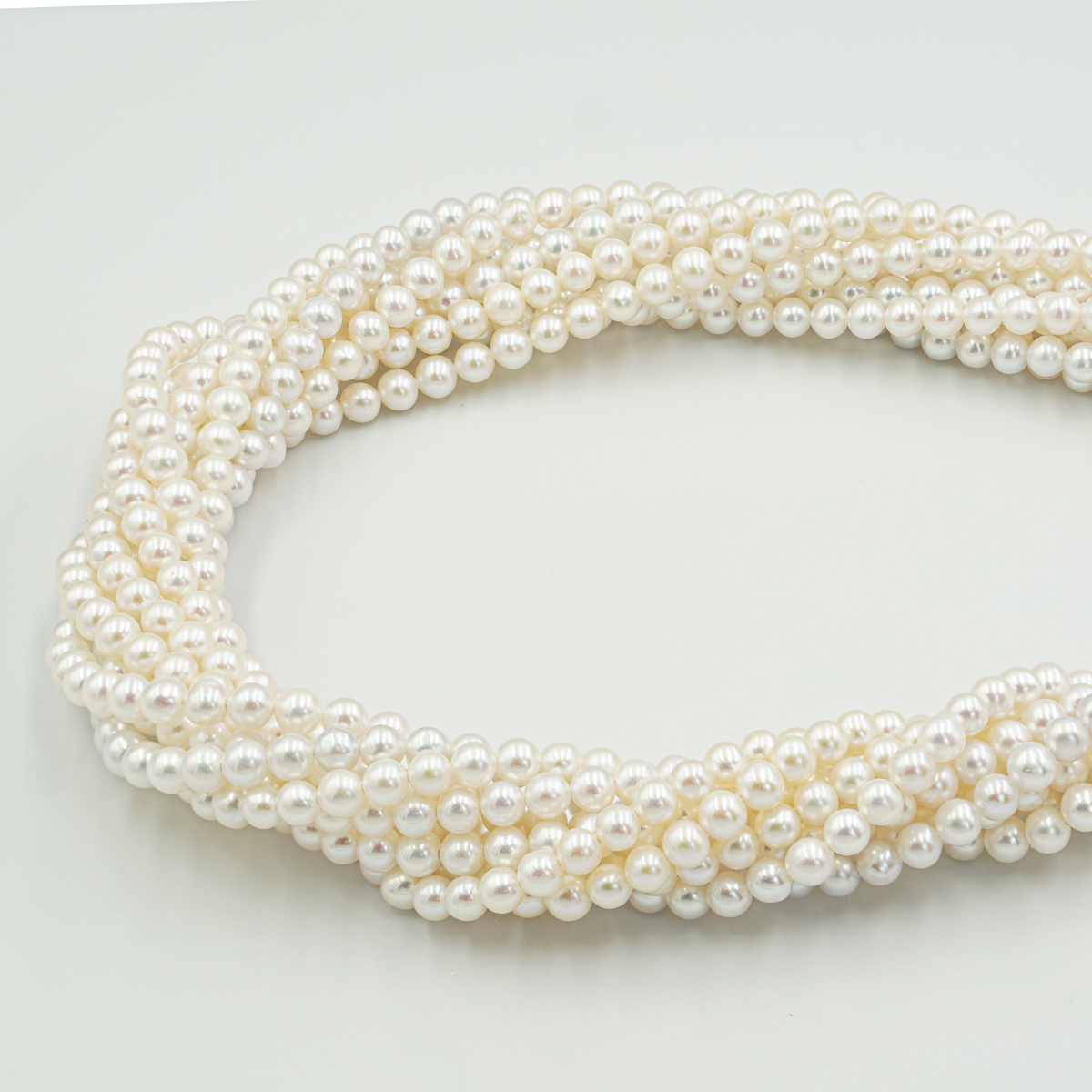 Perle Acqua Dolce fili tondi 4-4,5mm
