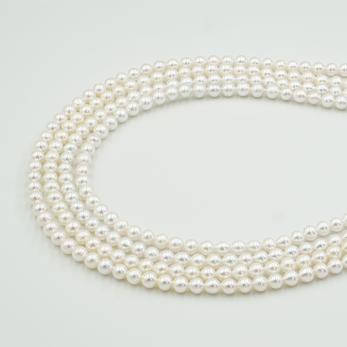Perle Acqua Dolce fili tondi 4,5-5mm