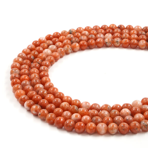Calcite Arancio filo tondo 8mm