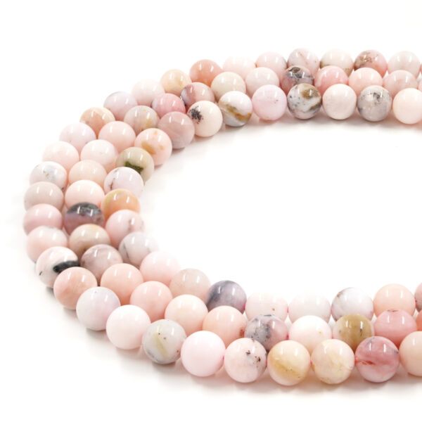 Opale Rosa filo tondo 10mm
