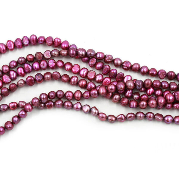 Perle Acqua Dolce fili scaramazze 6-8mm – Viola