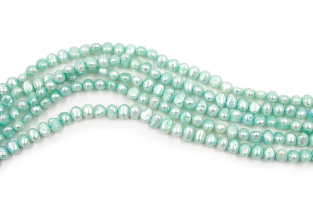 Perle Acqua Dolce fili scaramazze 8-9mm – Celeste