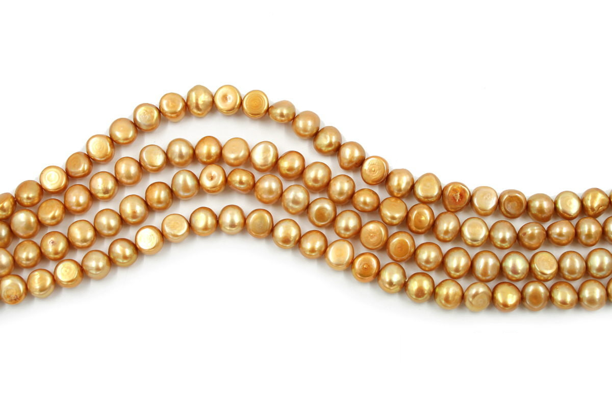 Perle Acqua Dolce fili scaramazze 10-11mm – Bronzo