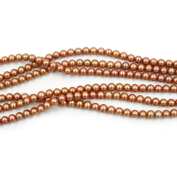 Perle Acqua Dolce filo tondo 7mm – Oro