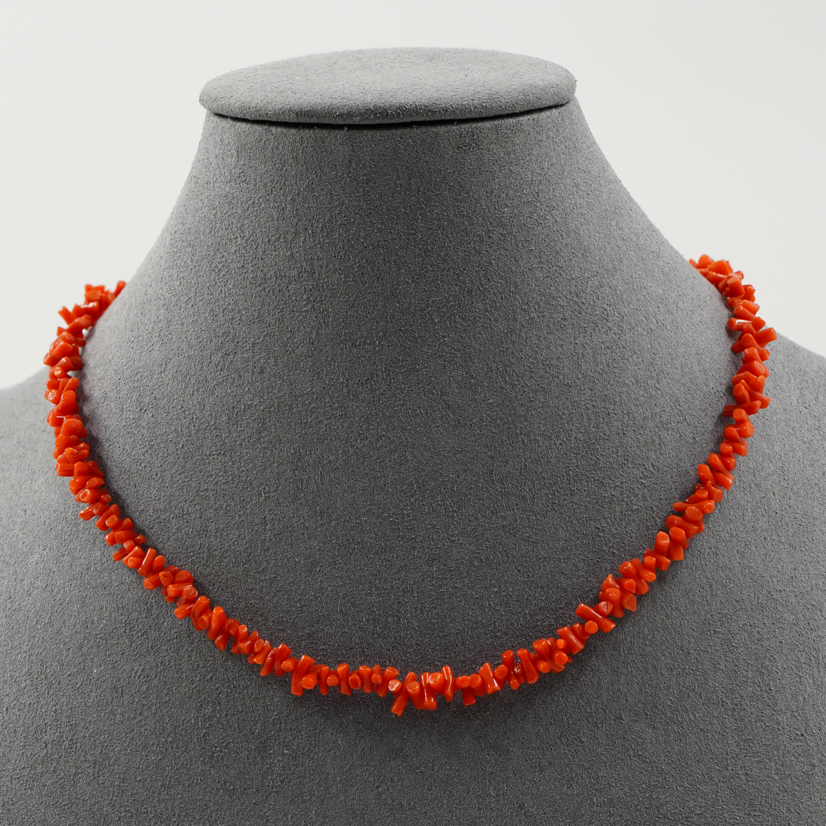 Necklace cupolini coral golden color silver clasp - Image 2