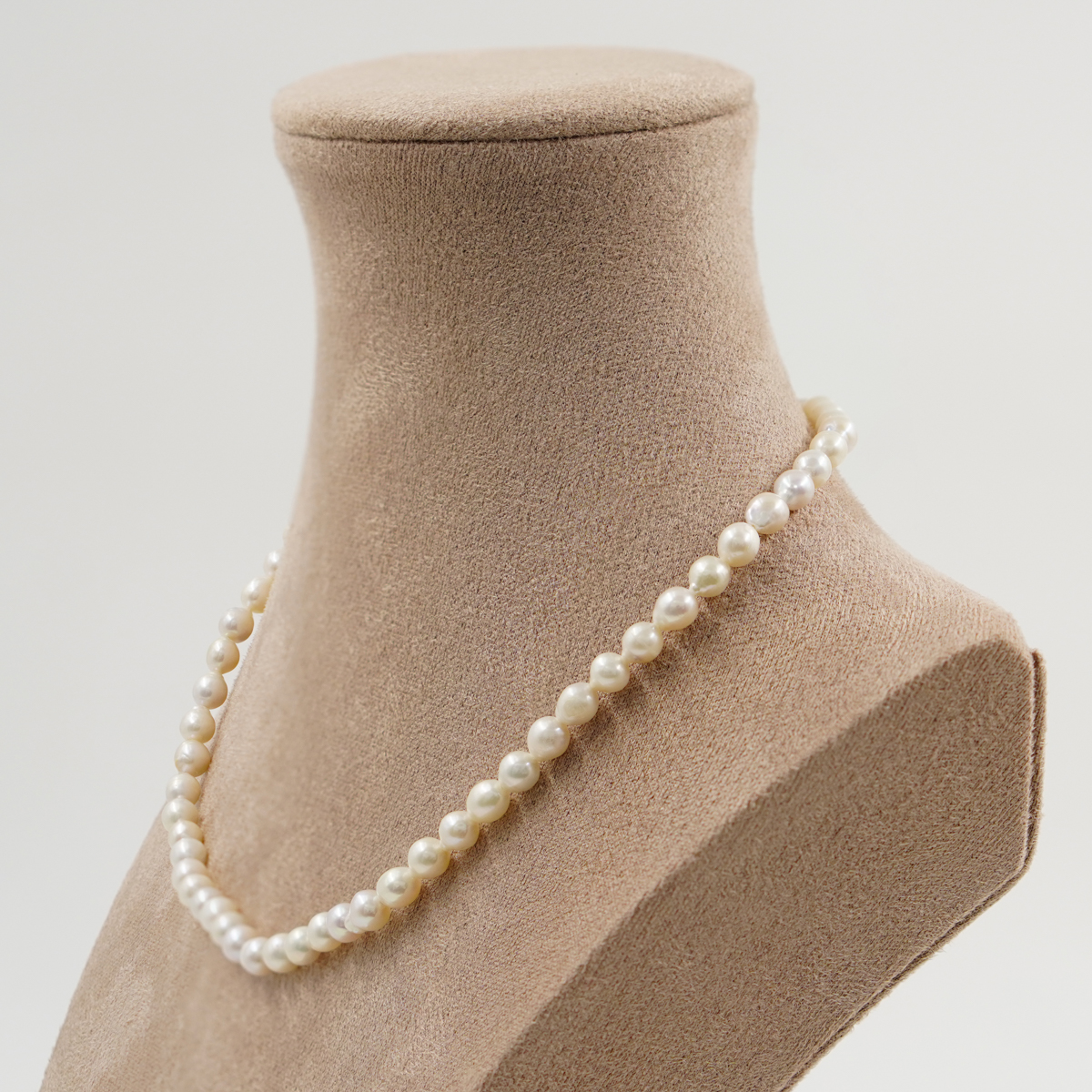 Collana perle, chiusura argento dorato - immagine 2