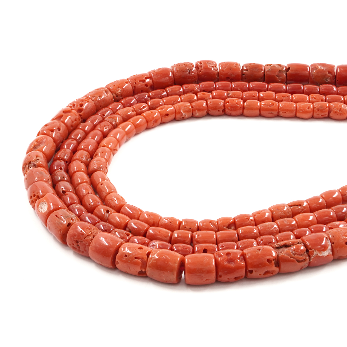 Corallo Mediterraneo fili barilotti 5-9mm I Qualità