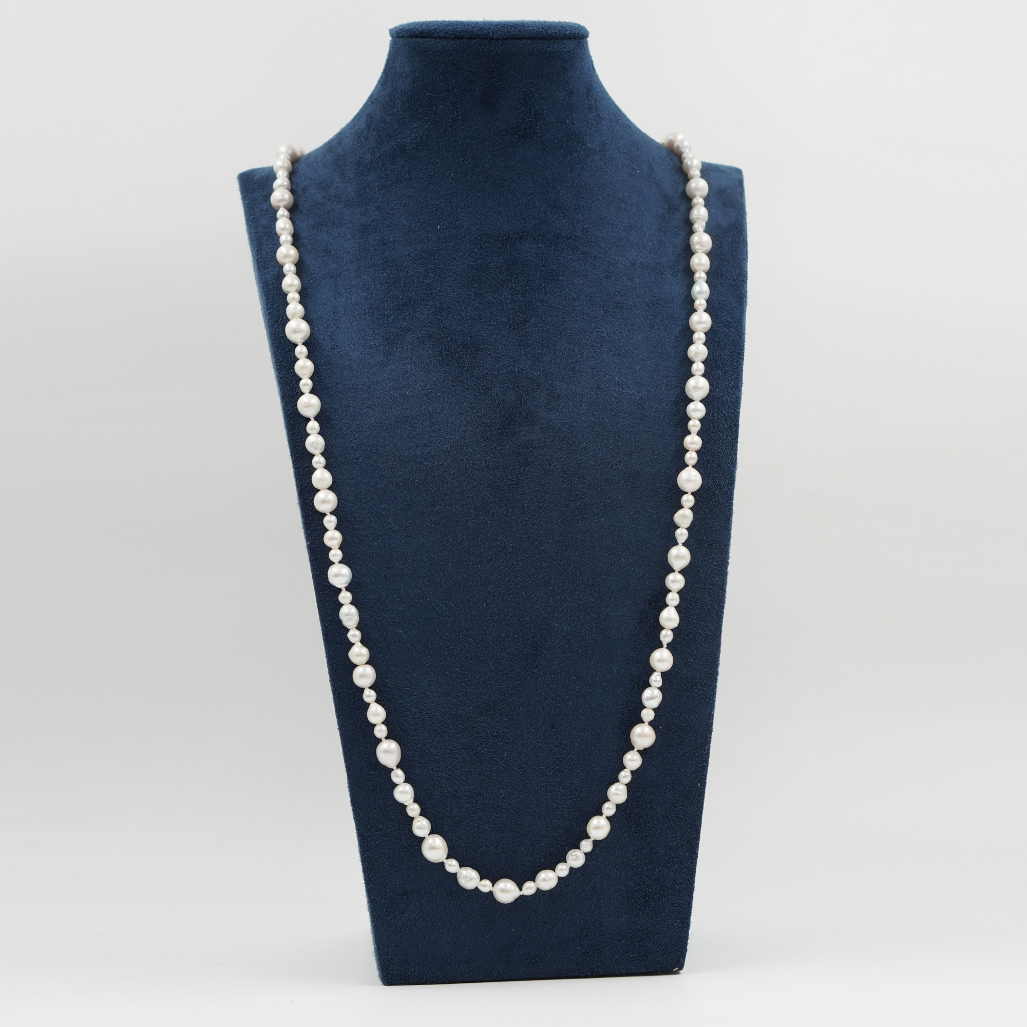 Collana perle con chiusura argento rodiato - immagine 2