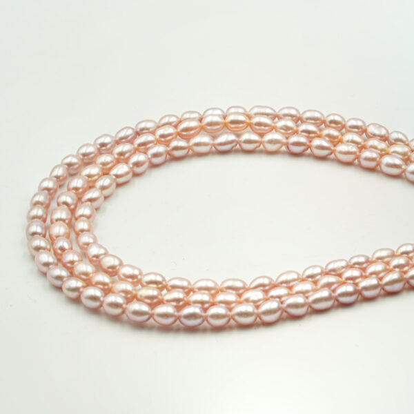 Perle Acqua Dolce fili riso 4,5-5mm Naturali