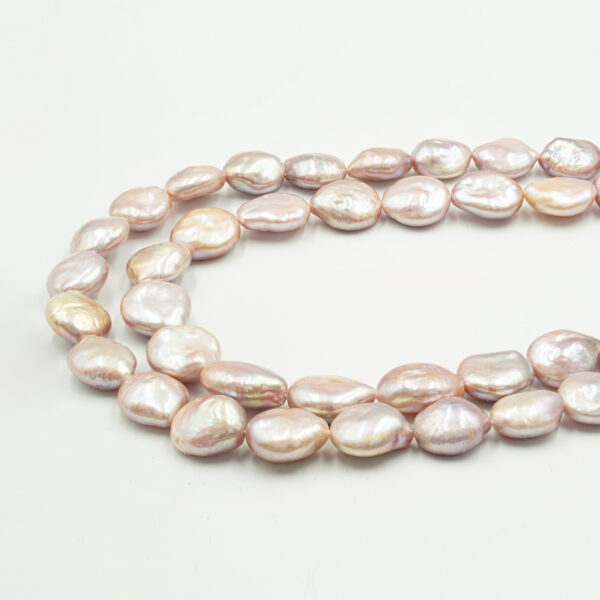 Perle Acqua Dolce fili monete 12-13mm
