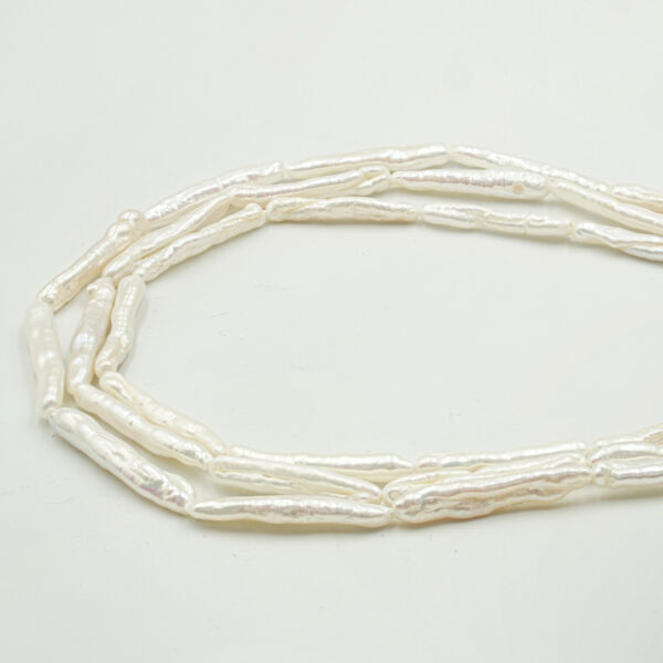Perle Acqua Dolce fili cannette barocche 4x30mm