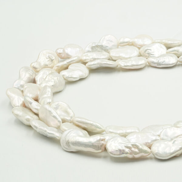 Perle Acqua Dolce fili monete 12-13mm