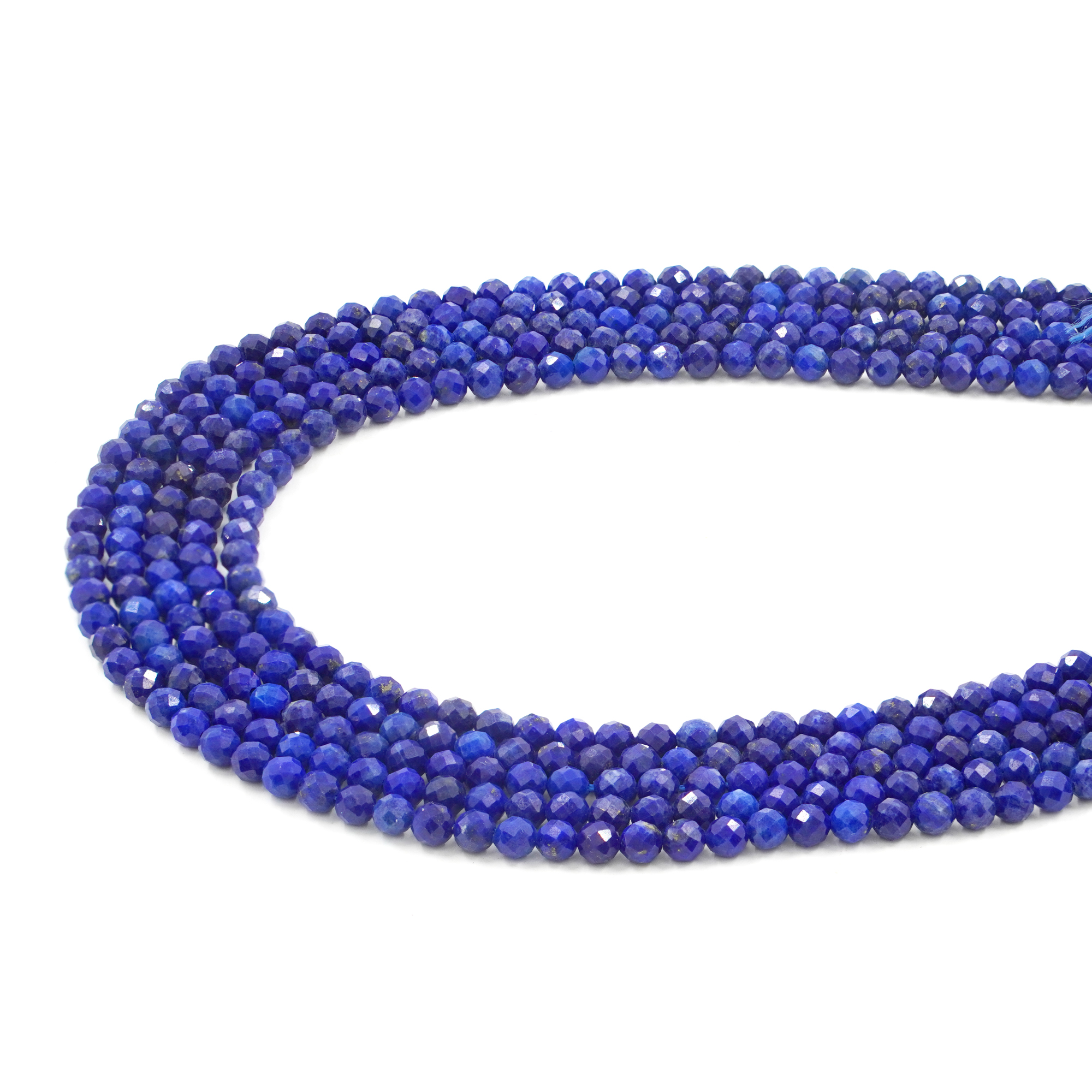 Lapis filo tondo sfaccettato 4mm