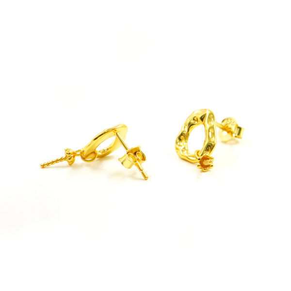 Orecchini in Argento goccia – Dorato