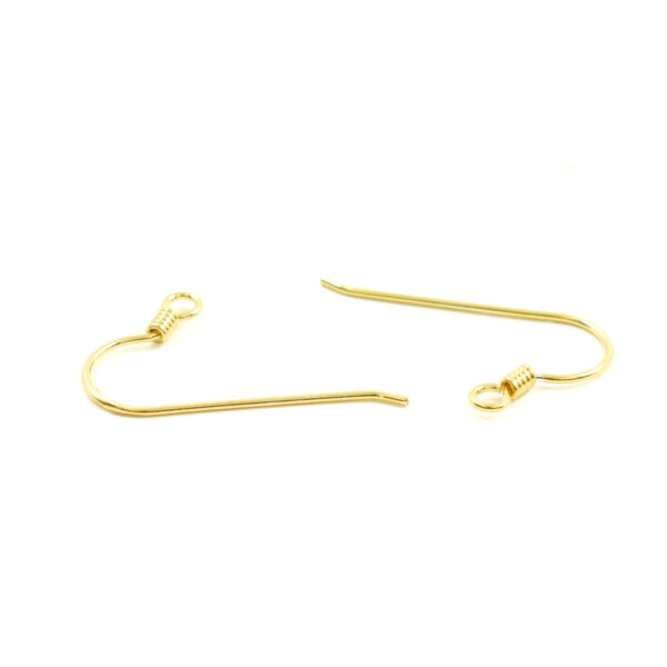 Orecchini argento ami 26mm – Dorati